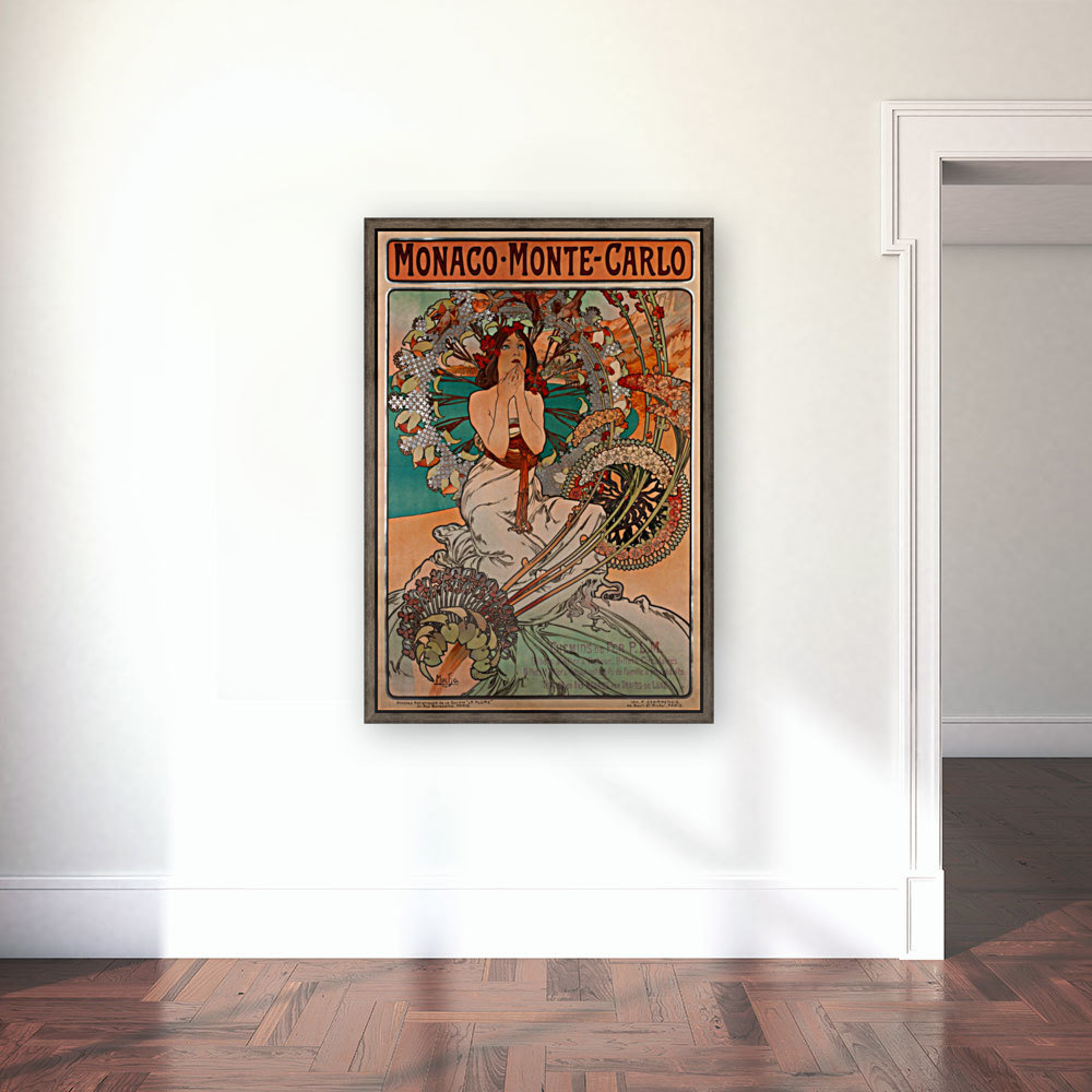 Monaco by Alphonse Mucha Reproduction