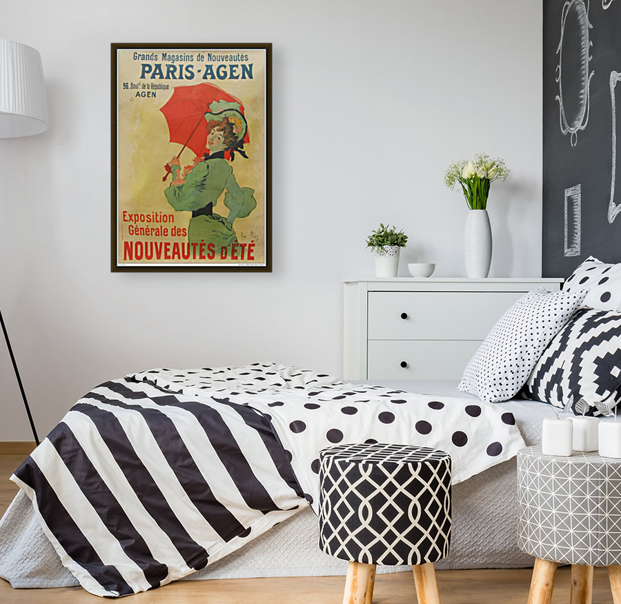 Grand Magasins de Nouveautes Paris Agen poster Reproduction