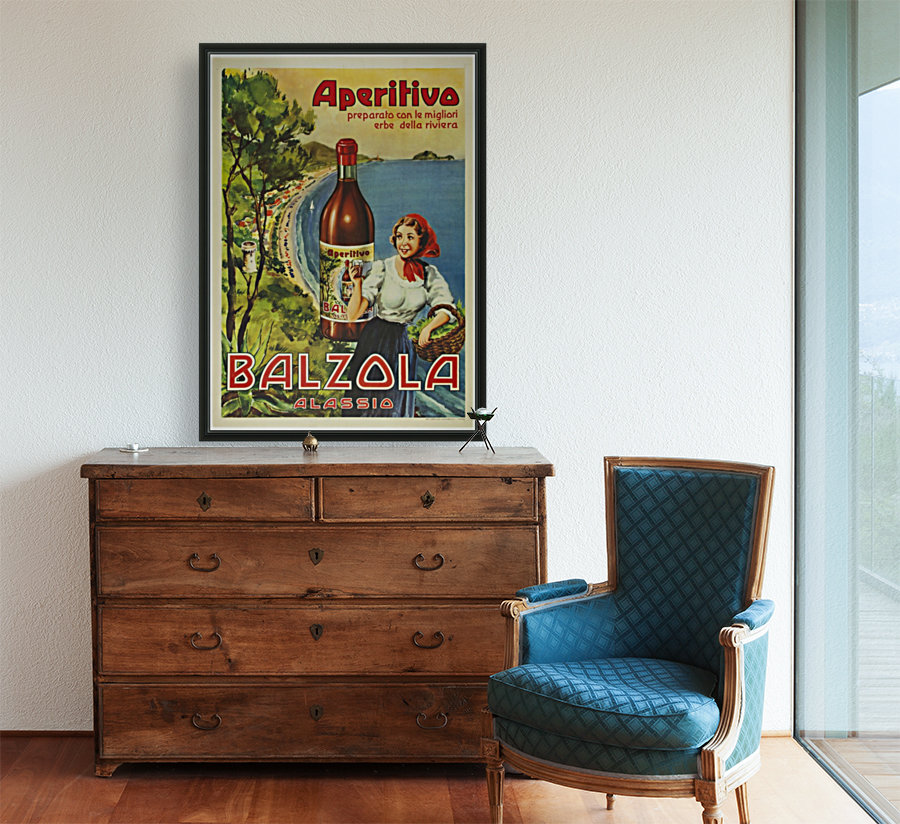 Aperitivo Balzola Original Poster Reproduction