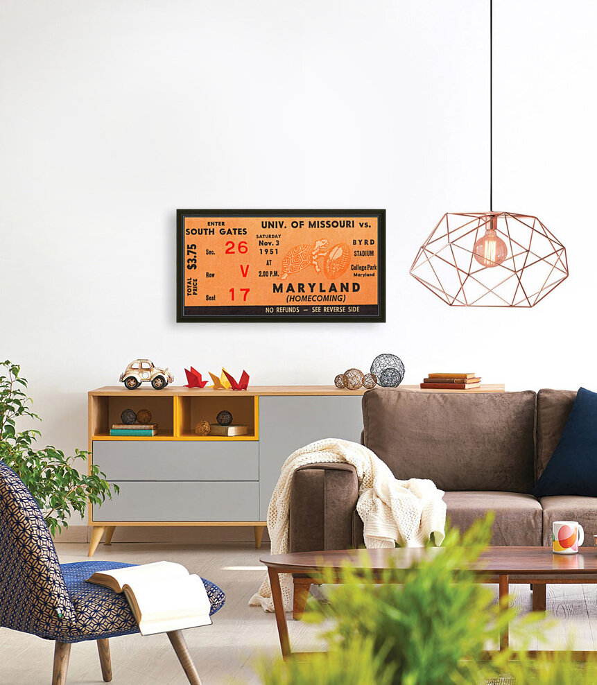 1951 Maryland Terps vs. Missouri Tigers Reproduction