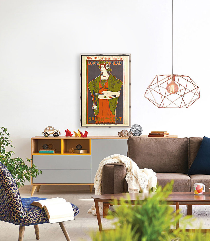 May 1897 exposition poster by Louis Rhead Reproduction