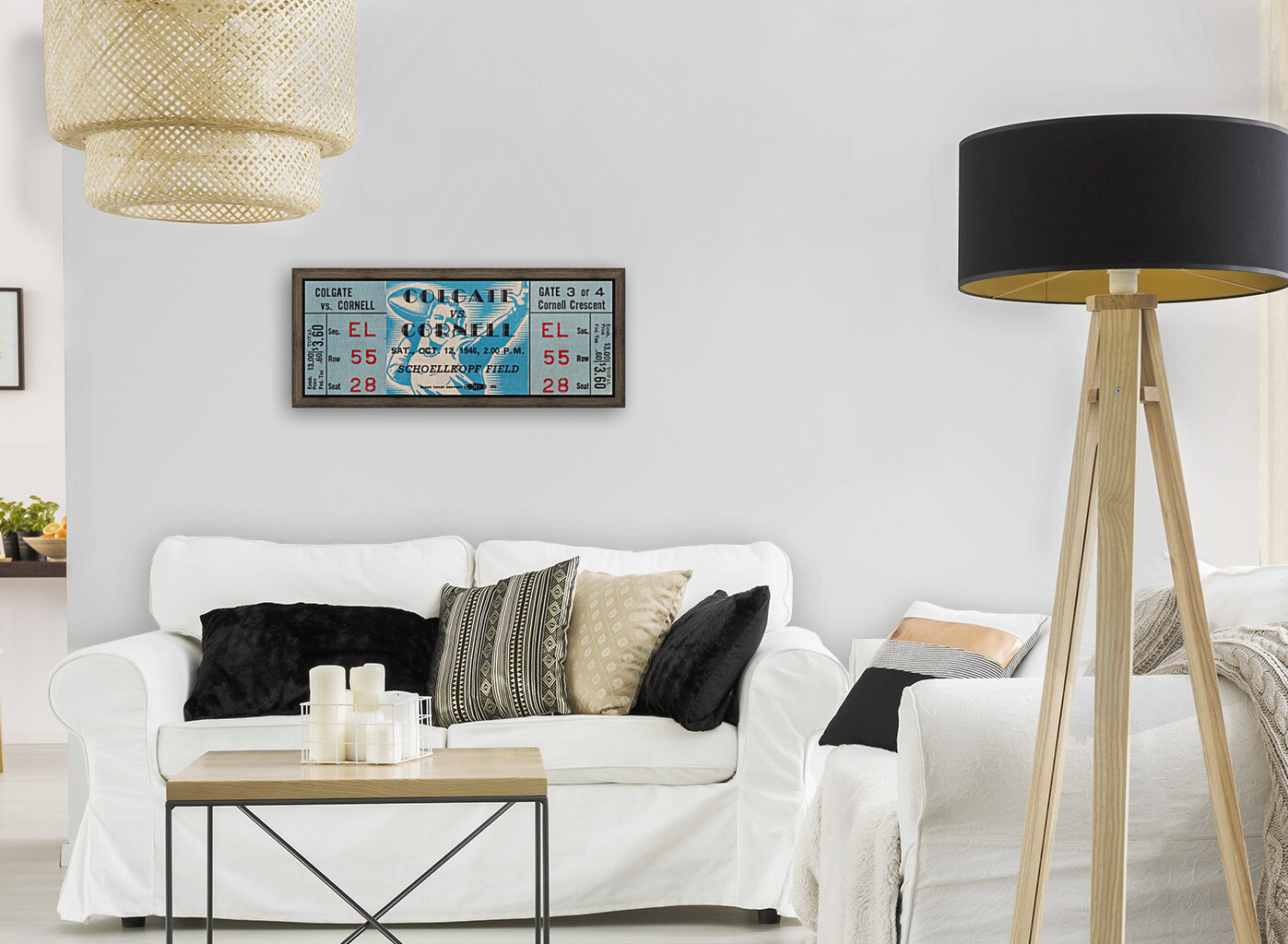 1946 Colgate Red Raiders vs. Cornell Big Red Reproduction