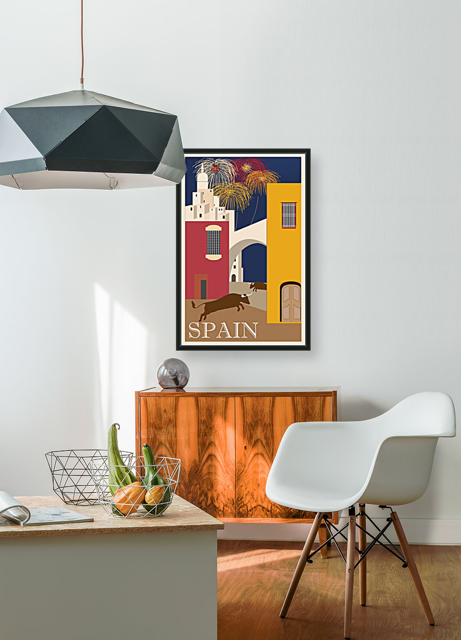 Spain Travel Poster Reproduction