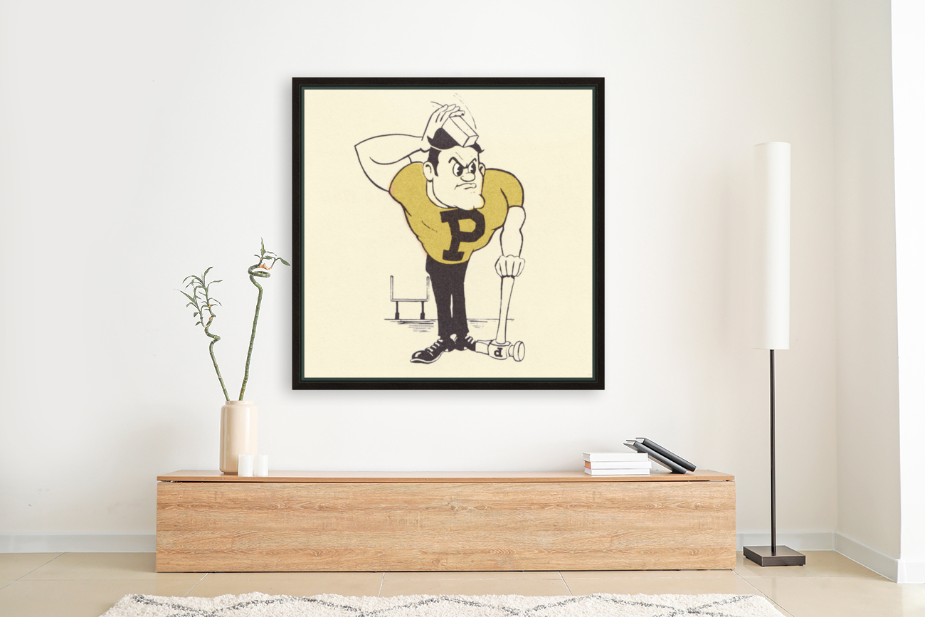 1982 Purdue Pete Football Art | Row 1 Reproduction