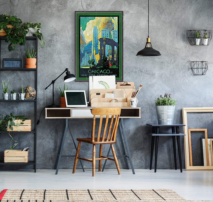 Chicago vintage poster Reproduction