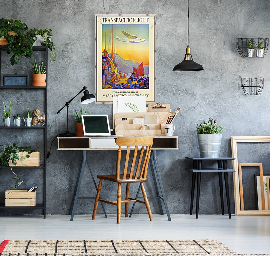 Transpacific flight Pan American Airways Reproduction