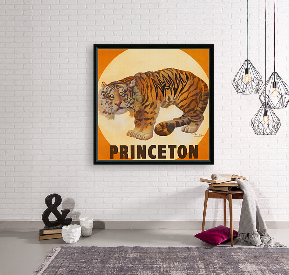 1949 Princeton Tiger Art by Gib Crockett | Row 1 Reproduction