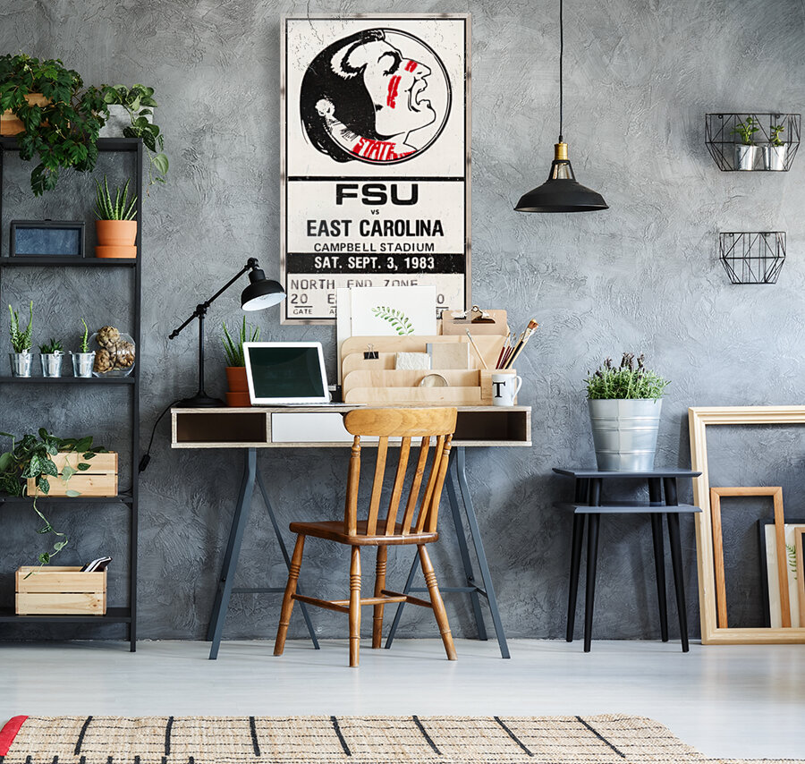 East Carolina Pirates vs. Florida State Seminoles 1983 Reproduction