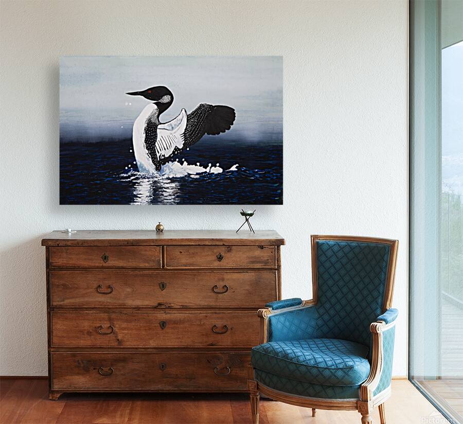 Common Loon Painting Reproduction