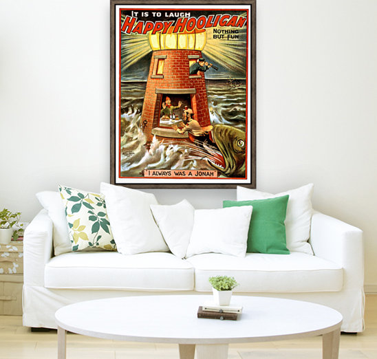 Happy Hooligan I Always Was a Jonah Vintage Poster 1902 Reproduction