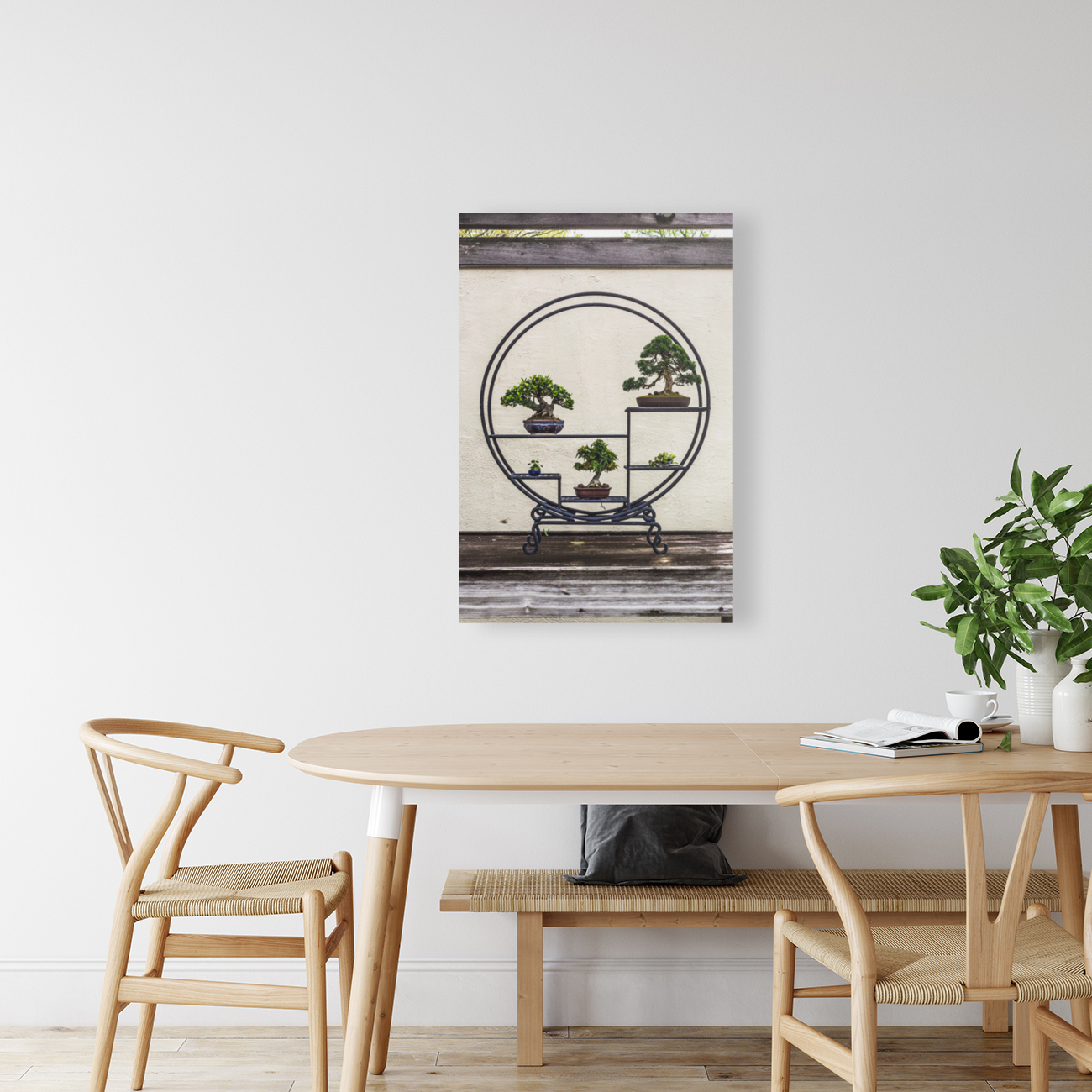 Bonsai Display from the United States National Arboretum Reproduction