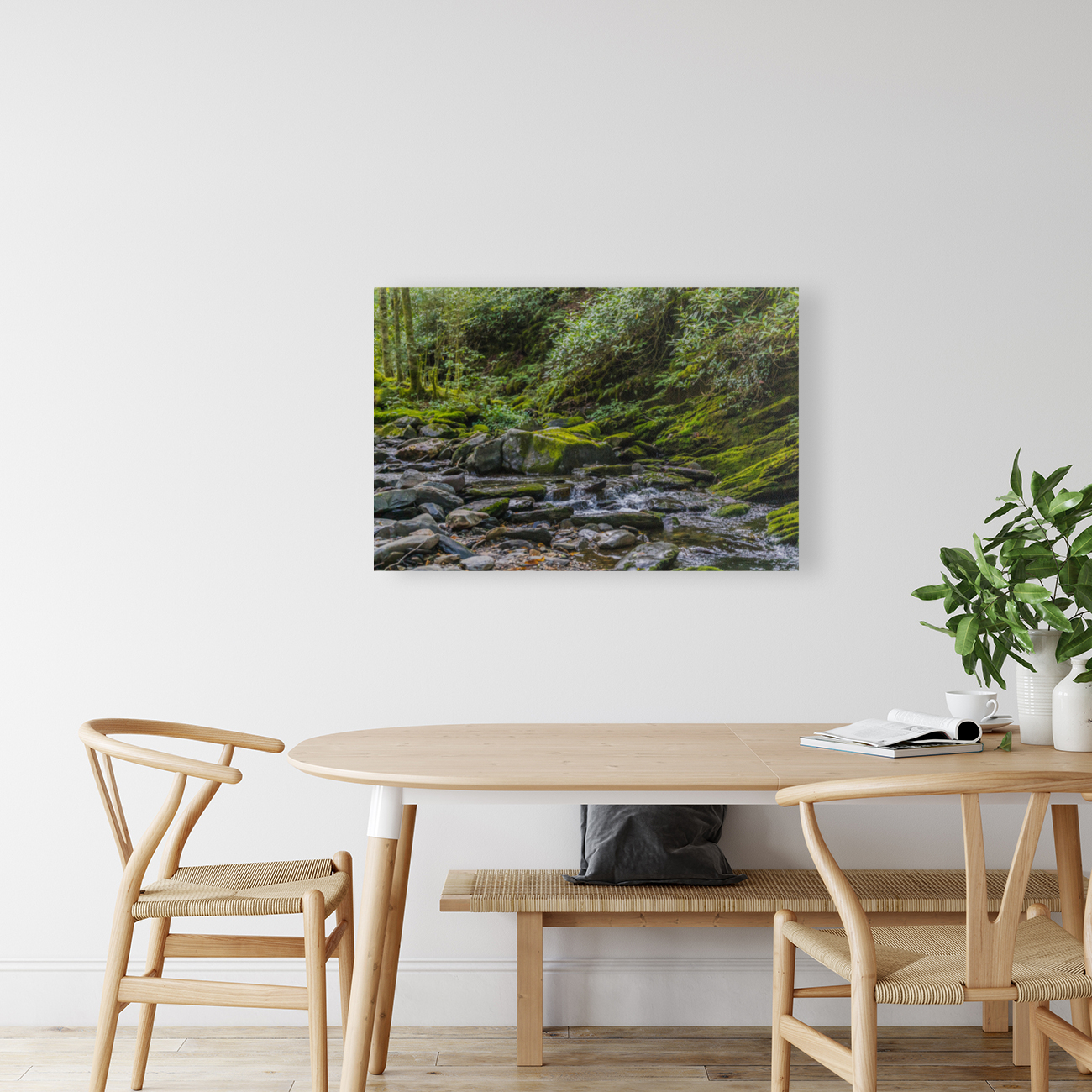 Alone With The Sounds of Running Water in Alum Cave Trail Reproduction