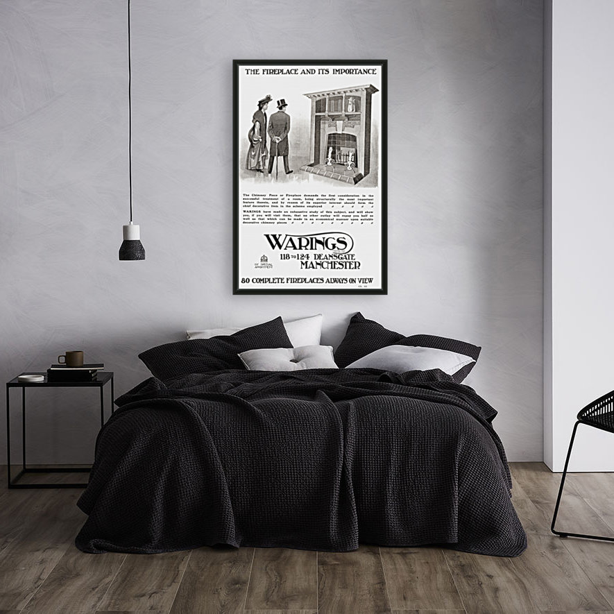 Advertisement For An Early 20th Century Fireplace From The
