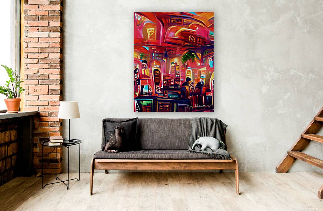 Fun Times At Casino Reproduction