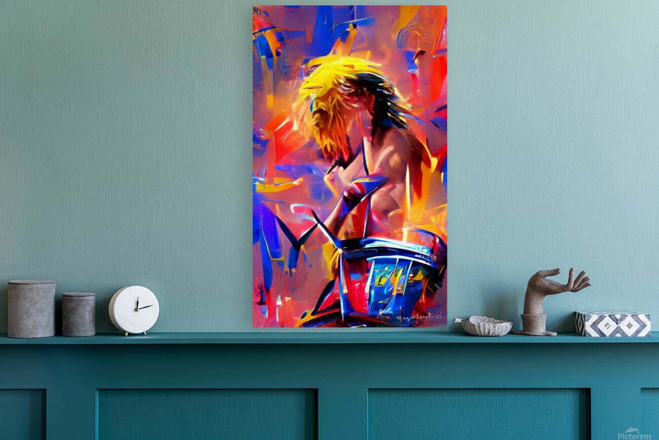 Rock Band Drummer Reproduction