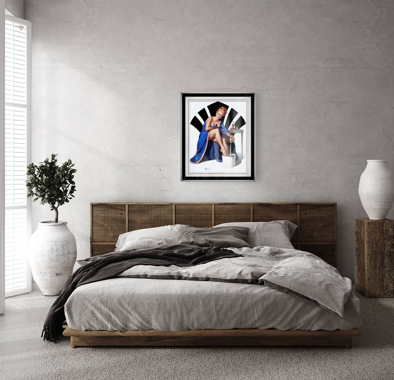 Its Nothing To Sneeze At by Gil Elvgren Remastered Xzendor7 Vintage Art Old Masters Reproductions Reproduction