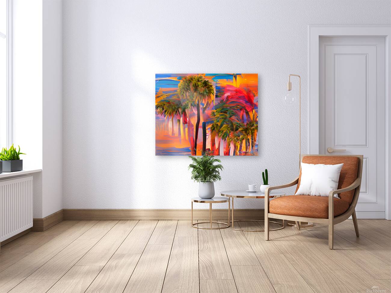 Palm Tree Art Reproduction