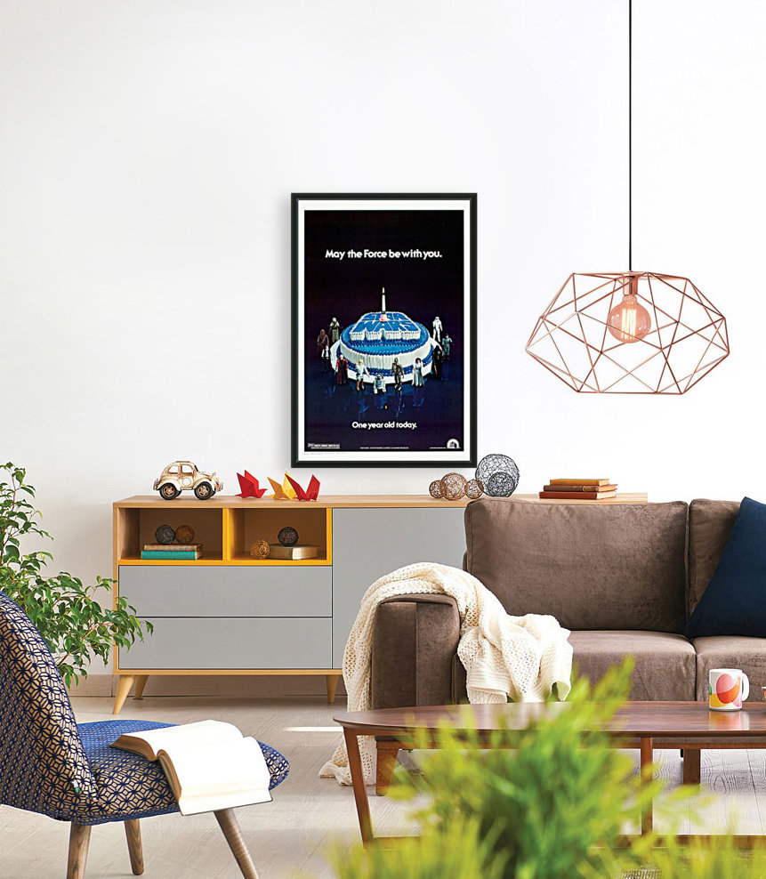 1978 Star Wars Birthday Cake Poster Reproduction