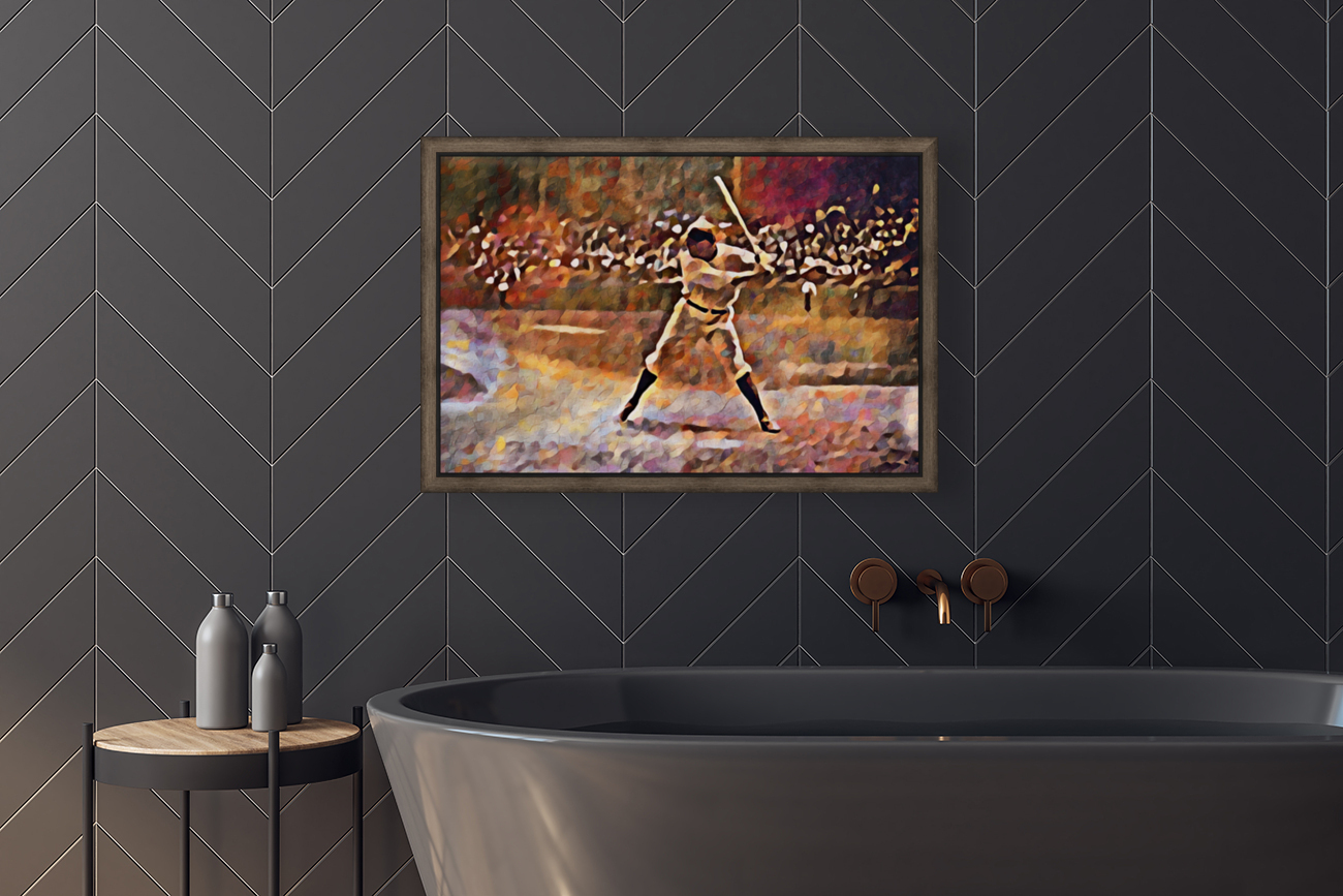 1920 Babe Ruth Home Run Reproduction