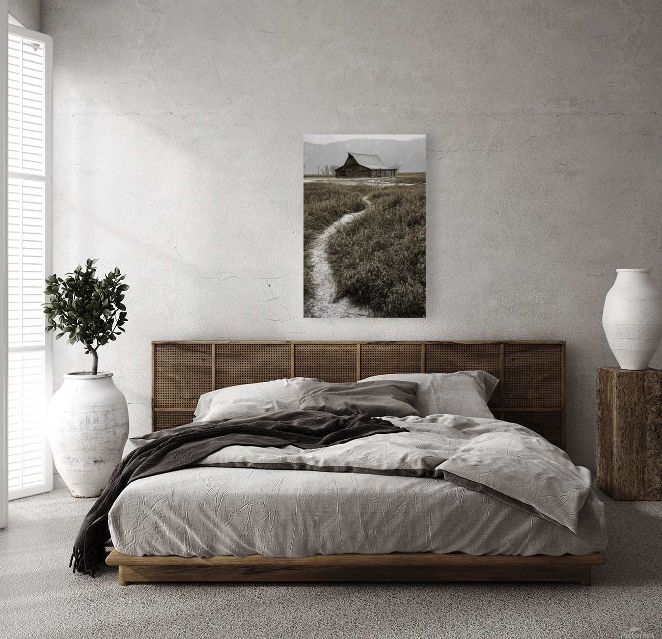  DSC9166   snowy barn small Reproduction