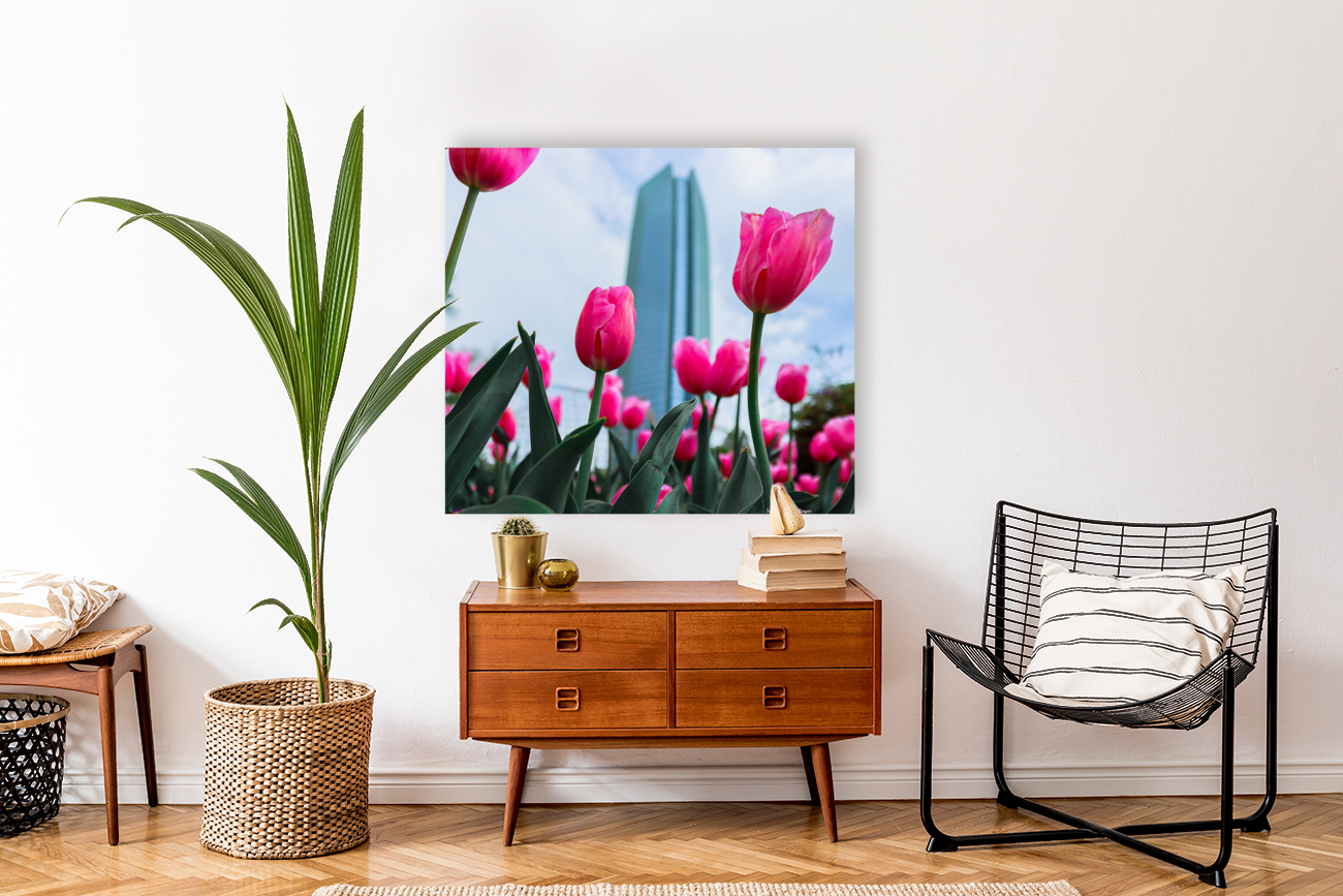 Downtown Spring Time Reproduction