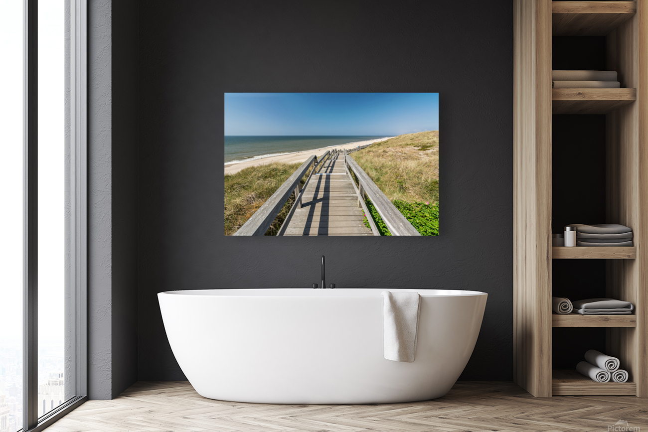 Foot Bridge in the Dunes Reproduction