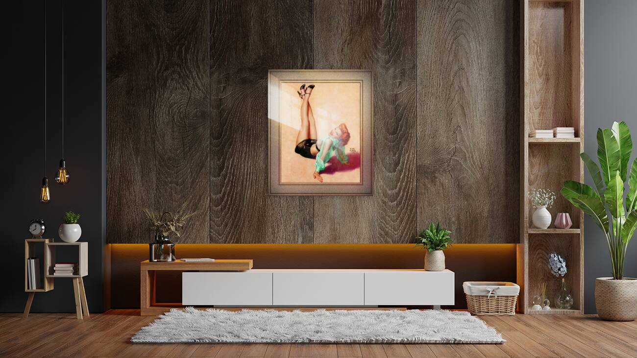 Judy Garland Poses For Earl Moran Remastered Vintage Retro Xzendor7 Art Reproductions Reproduction