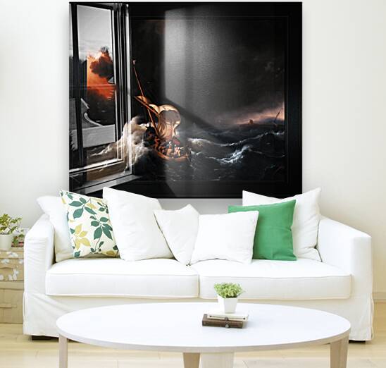 Christ in the Storm on the Sea of Galilee by Ludolf Backhuysen Remastered Xzendor7 Classical Fine Art Old Masters Reproductions Reproduction