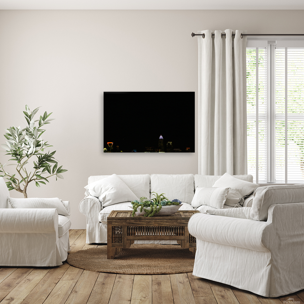 The City Of Charlotte Color Reproduction