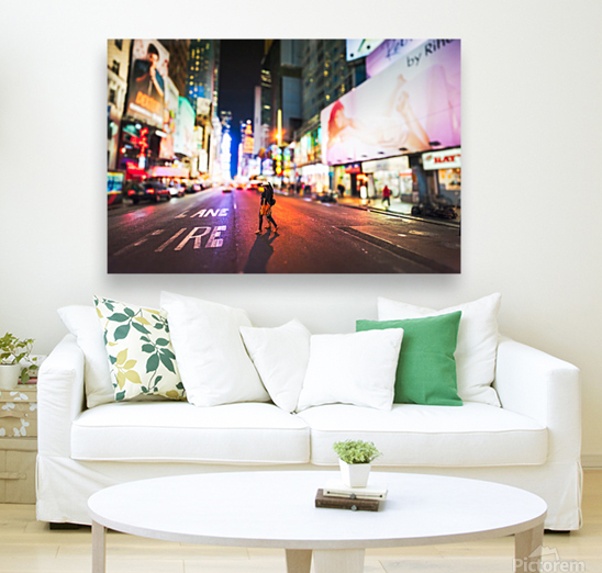 Two girls in Manhattan Reproduction