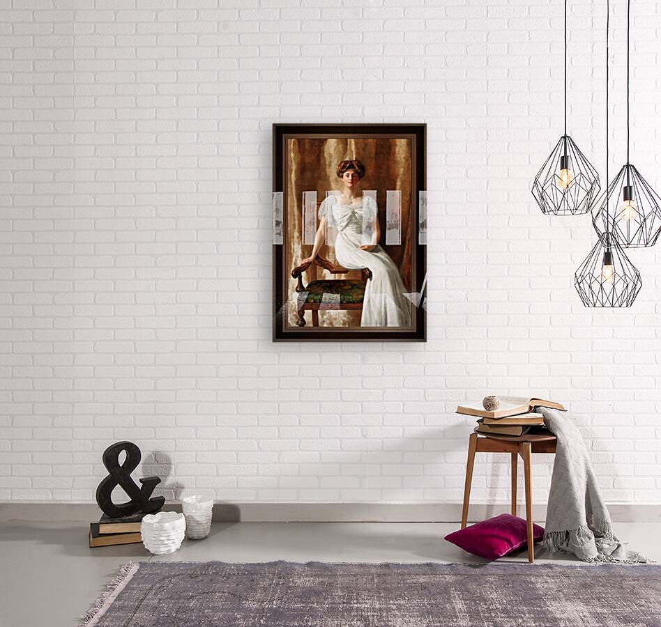 Portrait of The Hon. Mrs Harold Ritchie by John Collier Remastered Xzendor7 Classical Fine Art Old Masters Reproductions Reproduction