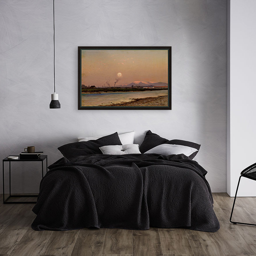 Geneva seen from the Arve river Reproduction