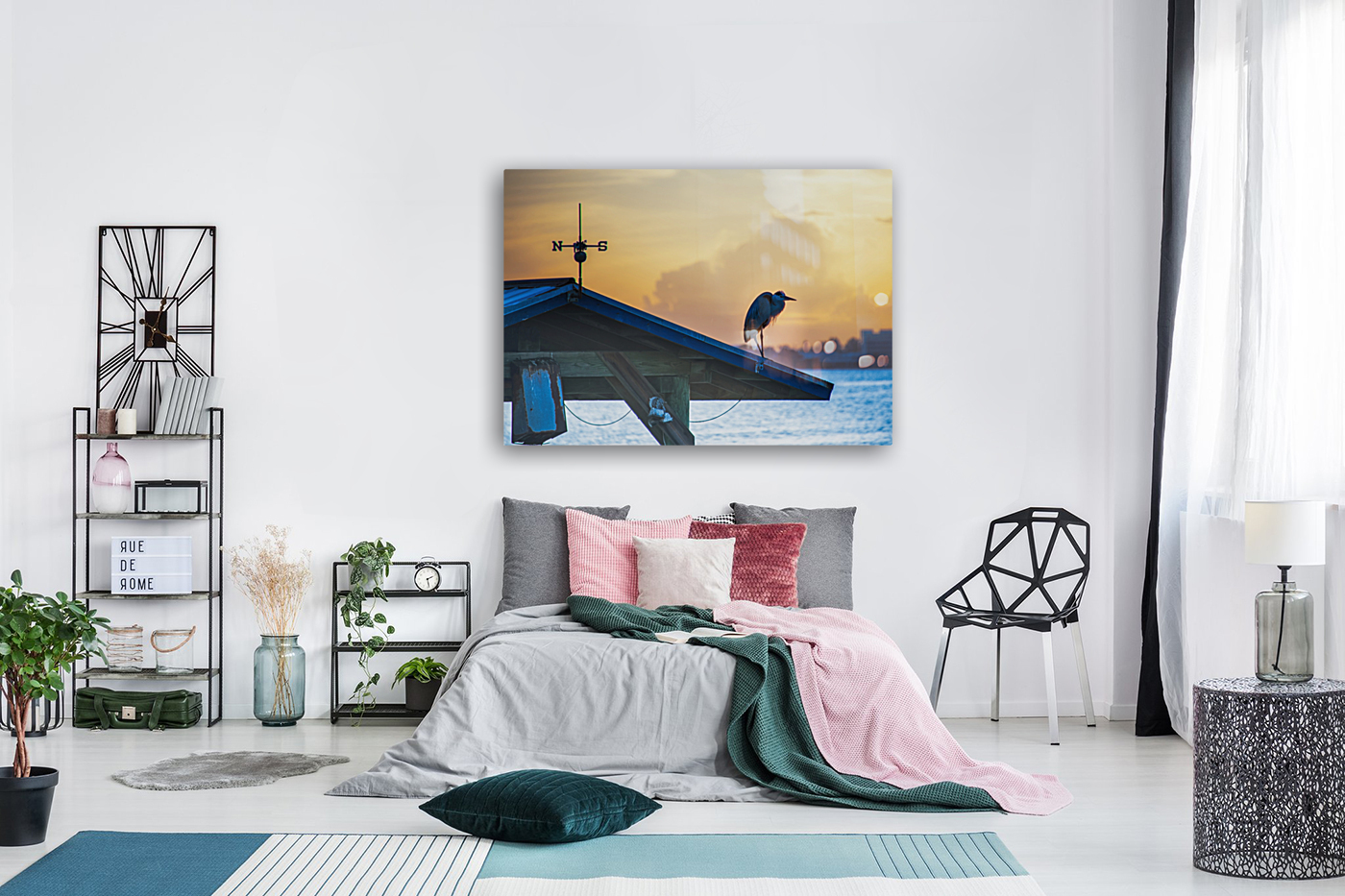 SUNSET at INDIAN RIVER LAGOON Reproduction