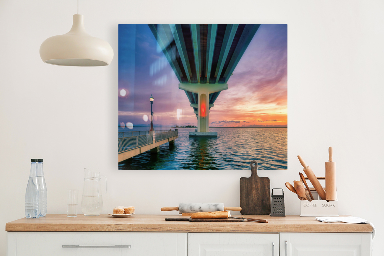 MAX BREWER BRIDGE SUNRISE Reproduction