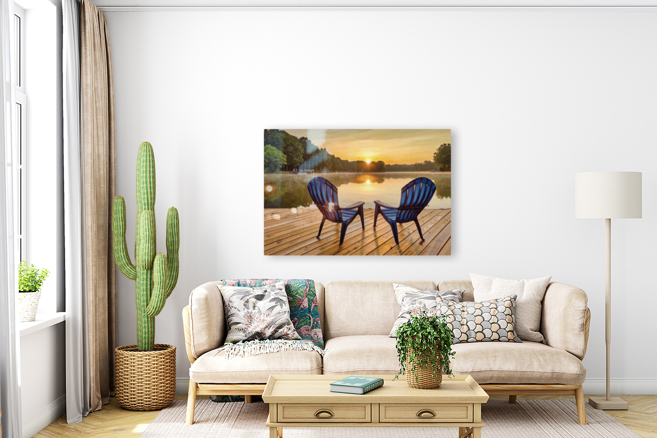 CALM LAKE SUNRISE Reproduction