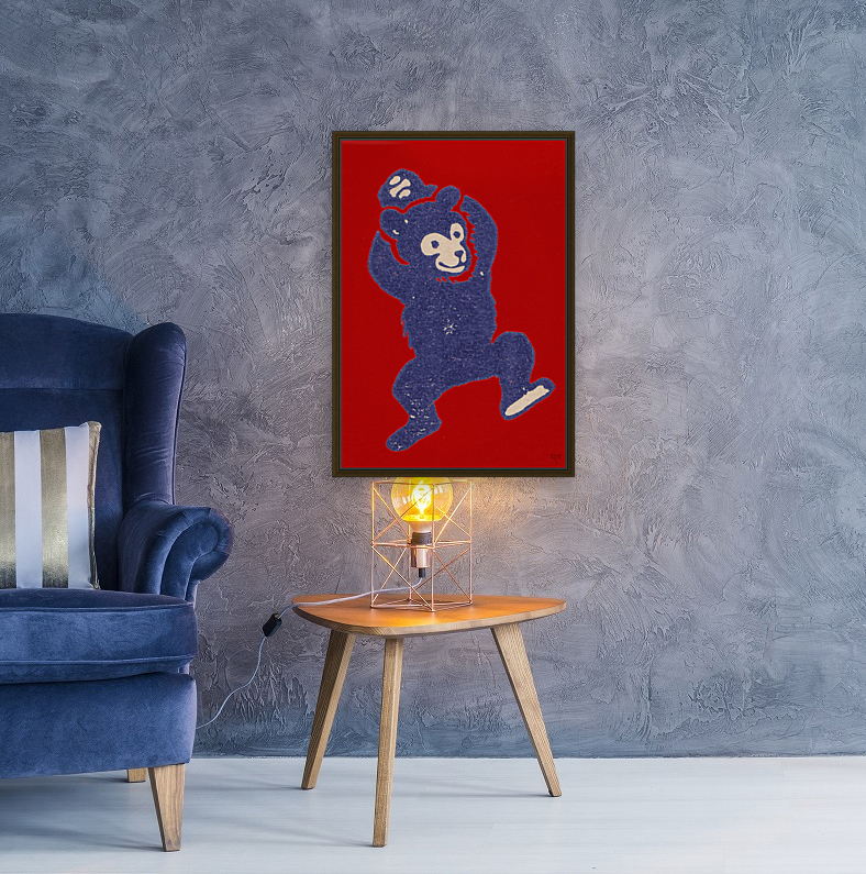 1938 Chicago Cubs Logo Art Reproduction