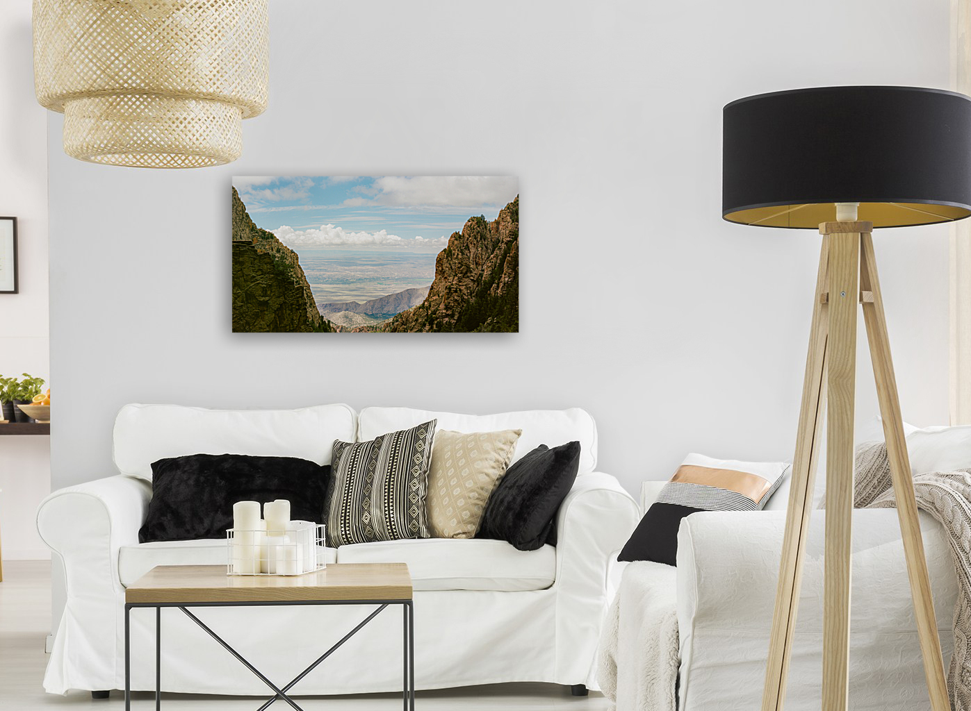 A View From La Luz Trail Reproduction