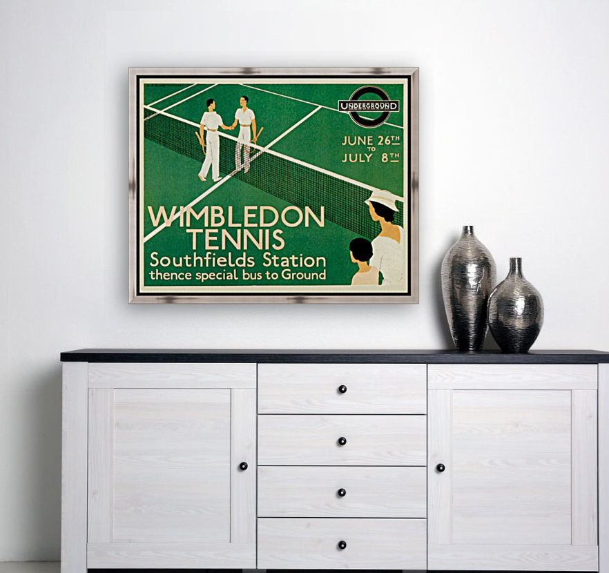 Art Print Wimbledon Tennis Vintage Poster 1933 VINTAGE POSTER