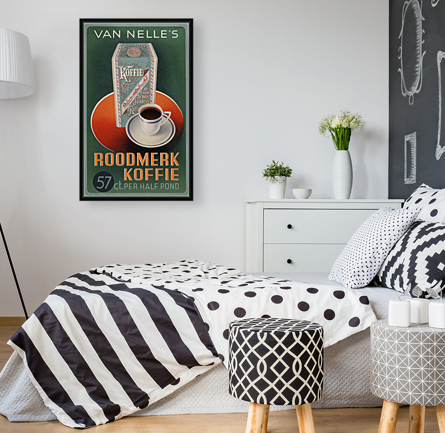 Vintage poster for Van Nelle Roodmerk Koffie Reproduction