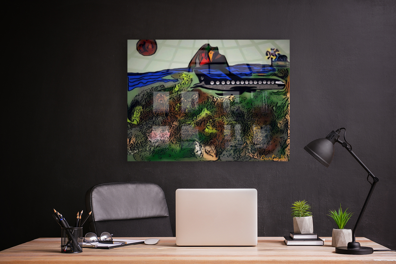 Traveling by Plane Reproduction