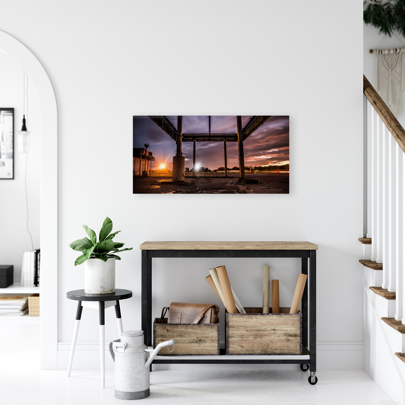 Architectural Photography - Not There Anymore - Lake St. Louis MO Reproduction