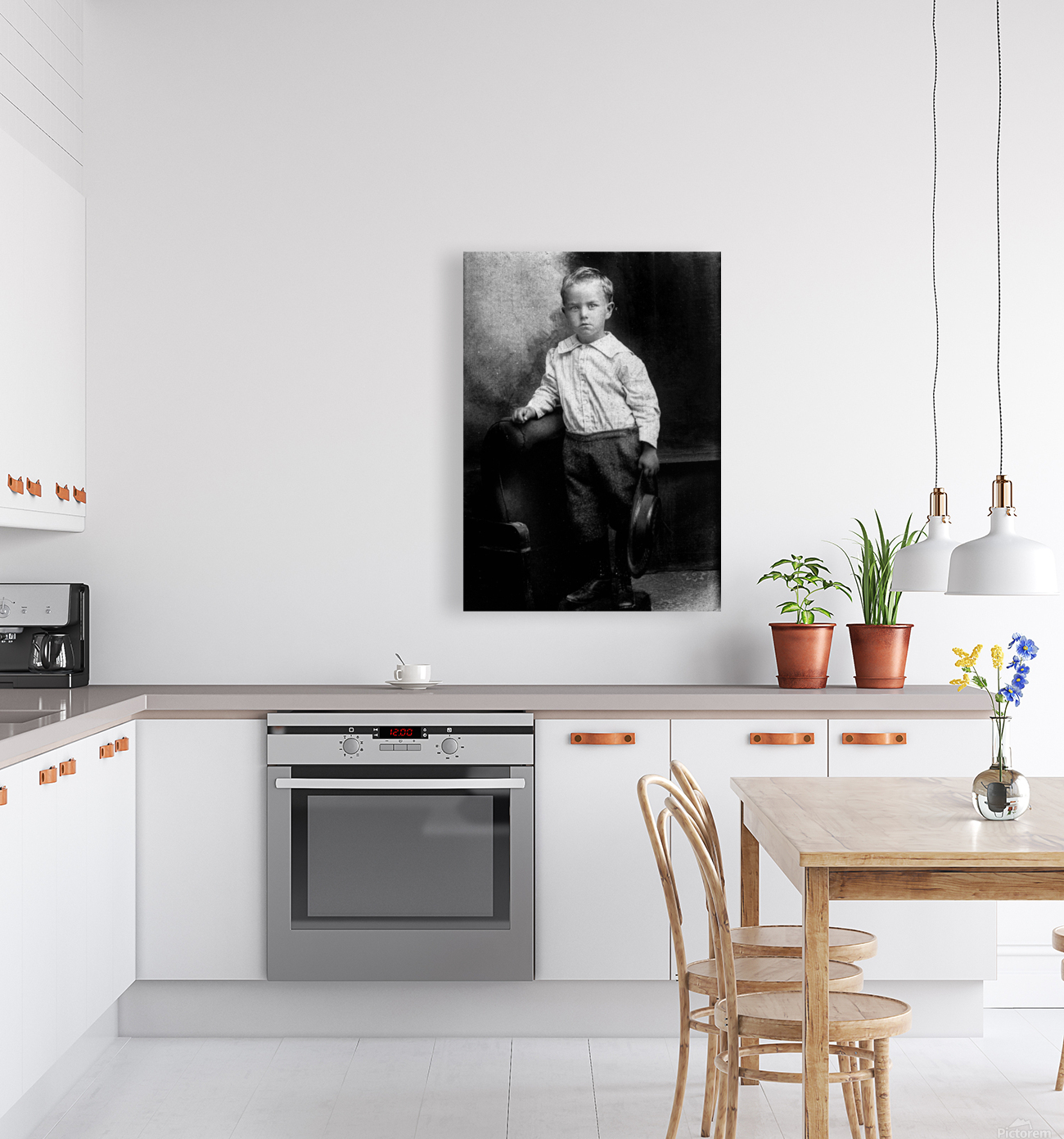 Found and Restored - The Boss - Antique RPPC Reproduction