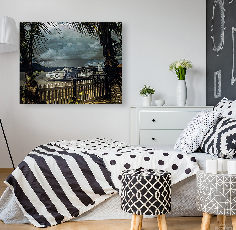 Found and Restored - PBM Mariner with Marines - 1940s Kodachrome Reproduction