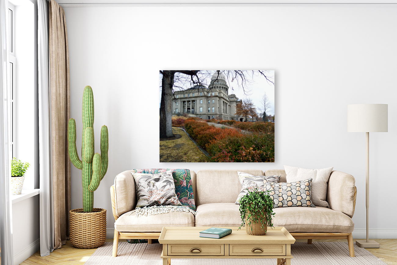 Winter Idaho State Capitol Building Reproduction