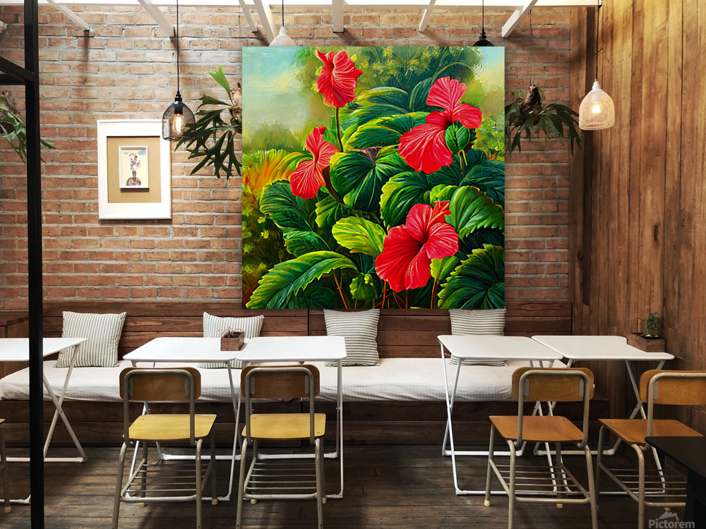 Flower garden Painting Reproduction