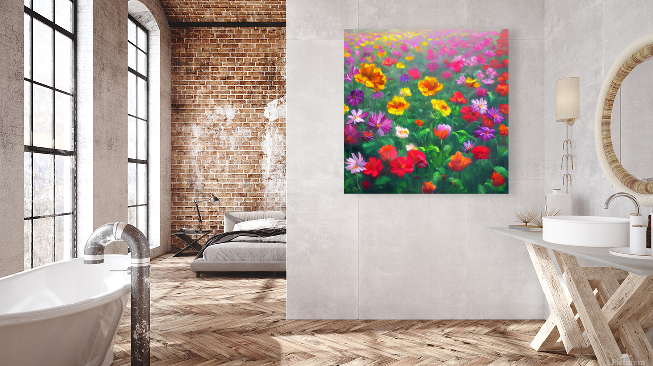Flower garden Painting Reproduction