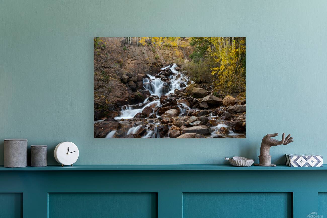 Autumn Guanella Pass Waterfall Reproduction