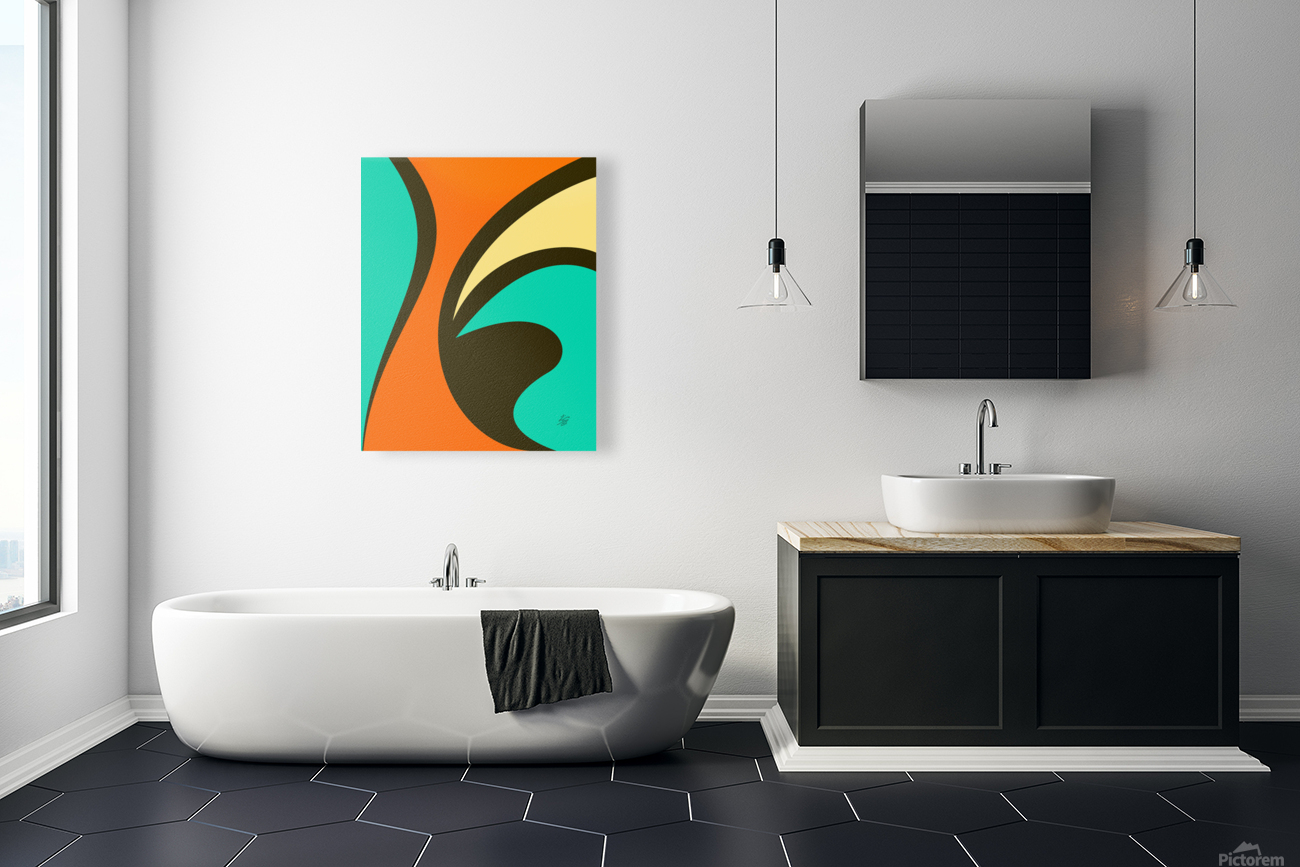 Colorful Abstract Waves Reproduction