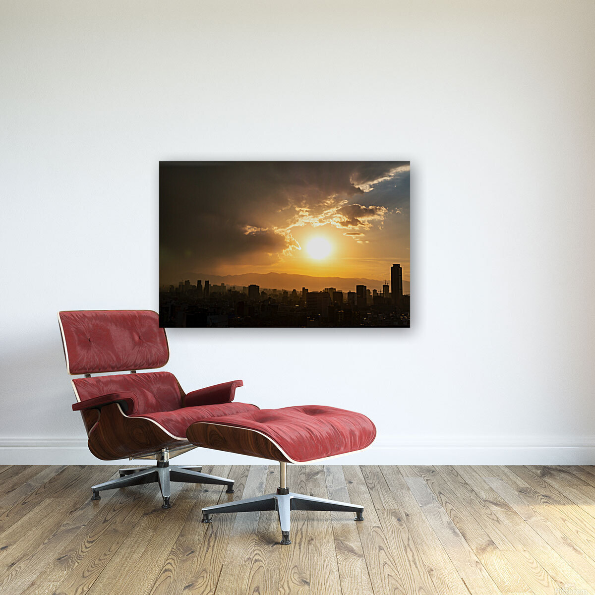 Mexico City Sunset Reproduction