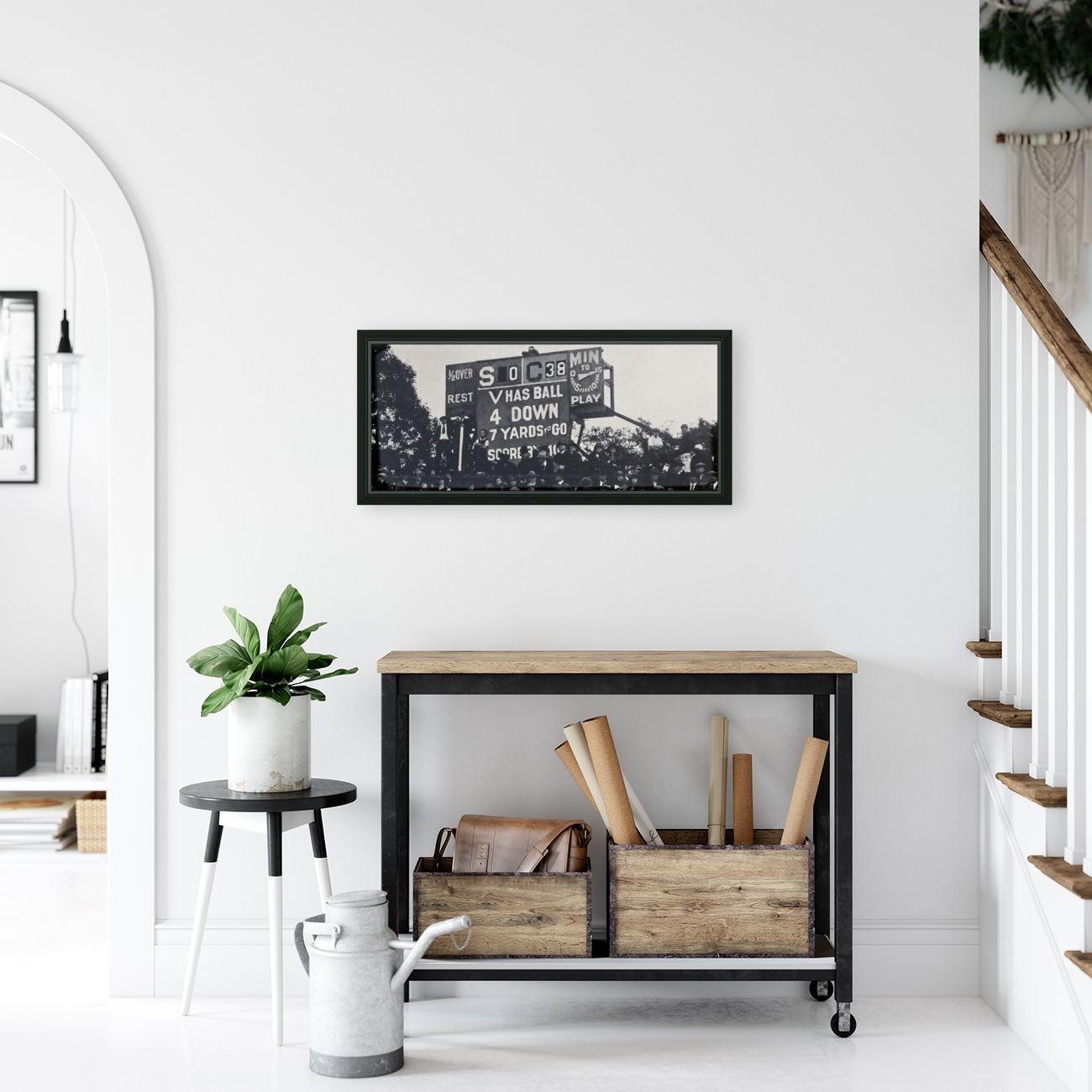 Vintage Twenties Big Game Scoreboard Reproduction